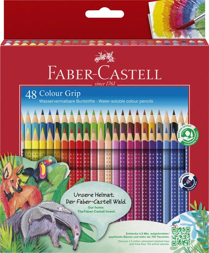 Farveblyant grip Faber-Castell 48 stk.