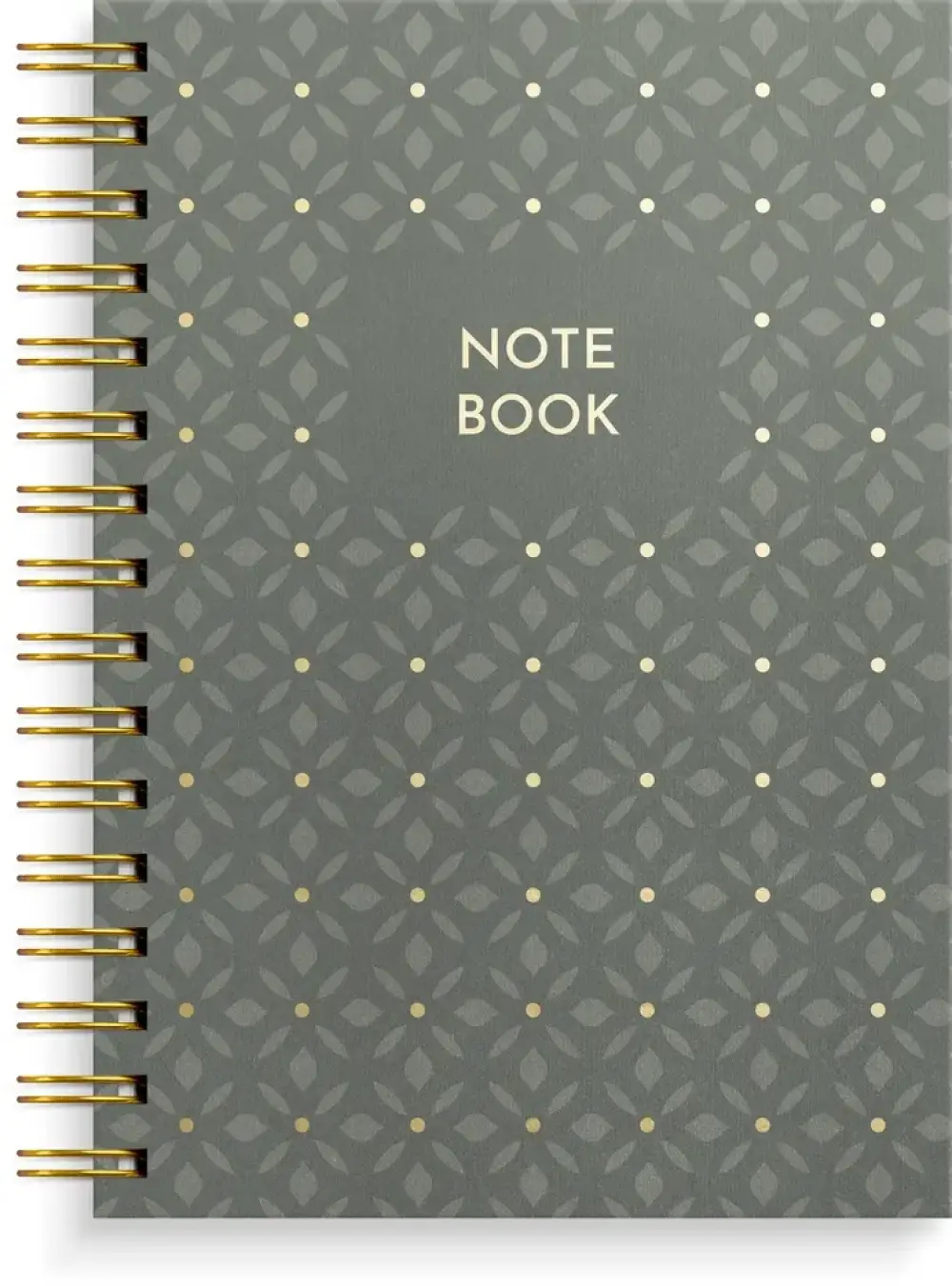 Notesbog A5 green pattern KARTON 150 linjeret sider