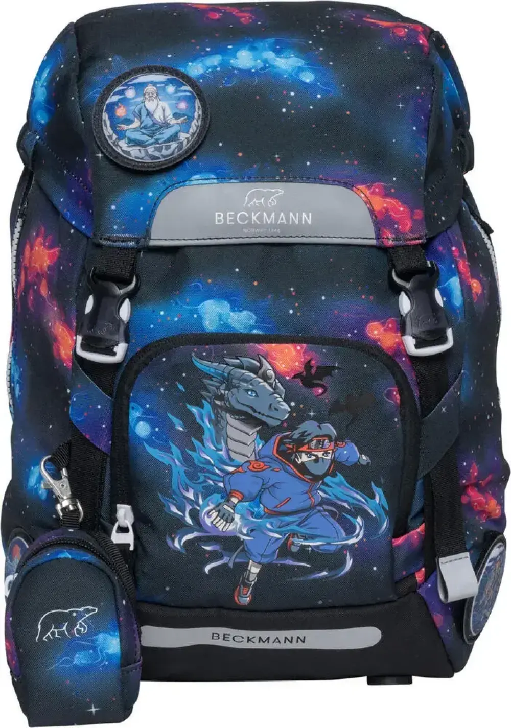 Skoletaske Beckmann 22 L Ninja Elements
