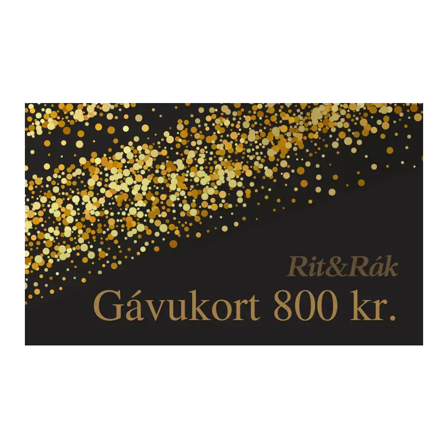 800 kr. Gávukort