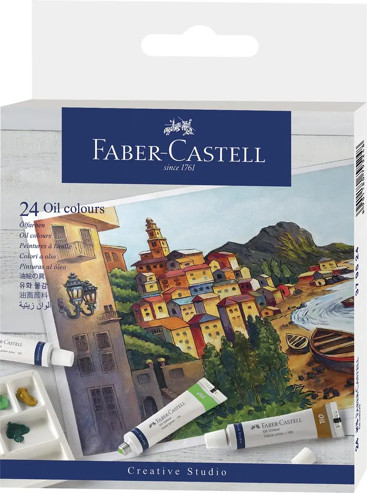 Olie farver Faber-Castell start sæt 24 ass