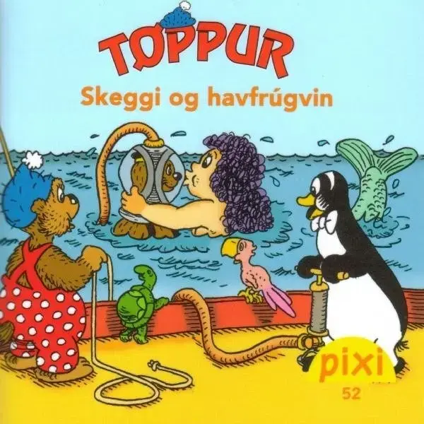 Tøppur, skeggi og havfrúgvin