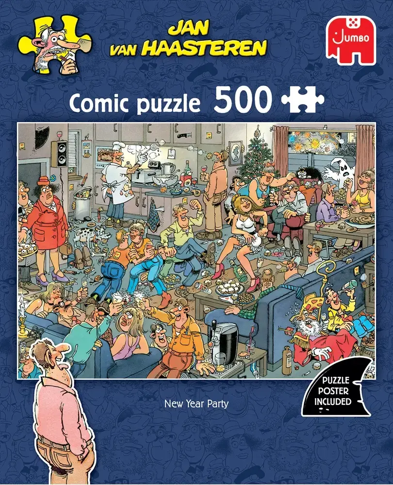 PUSLESPIL JVH NEW YEARS PARTY 500 BRIKKER