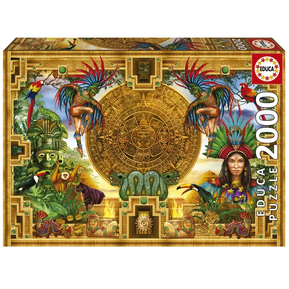 Puslespil Aztec Mayan Montage 2000 brikker