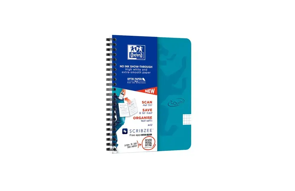 Spiralblok Oxford Turkis Touch A5 Kvadreret 140 Sider 90G