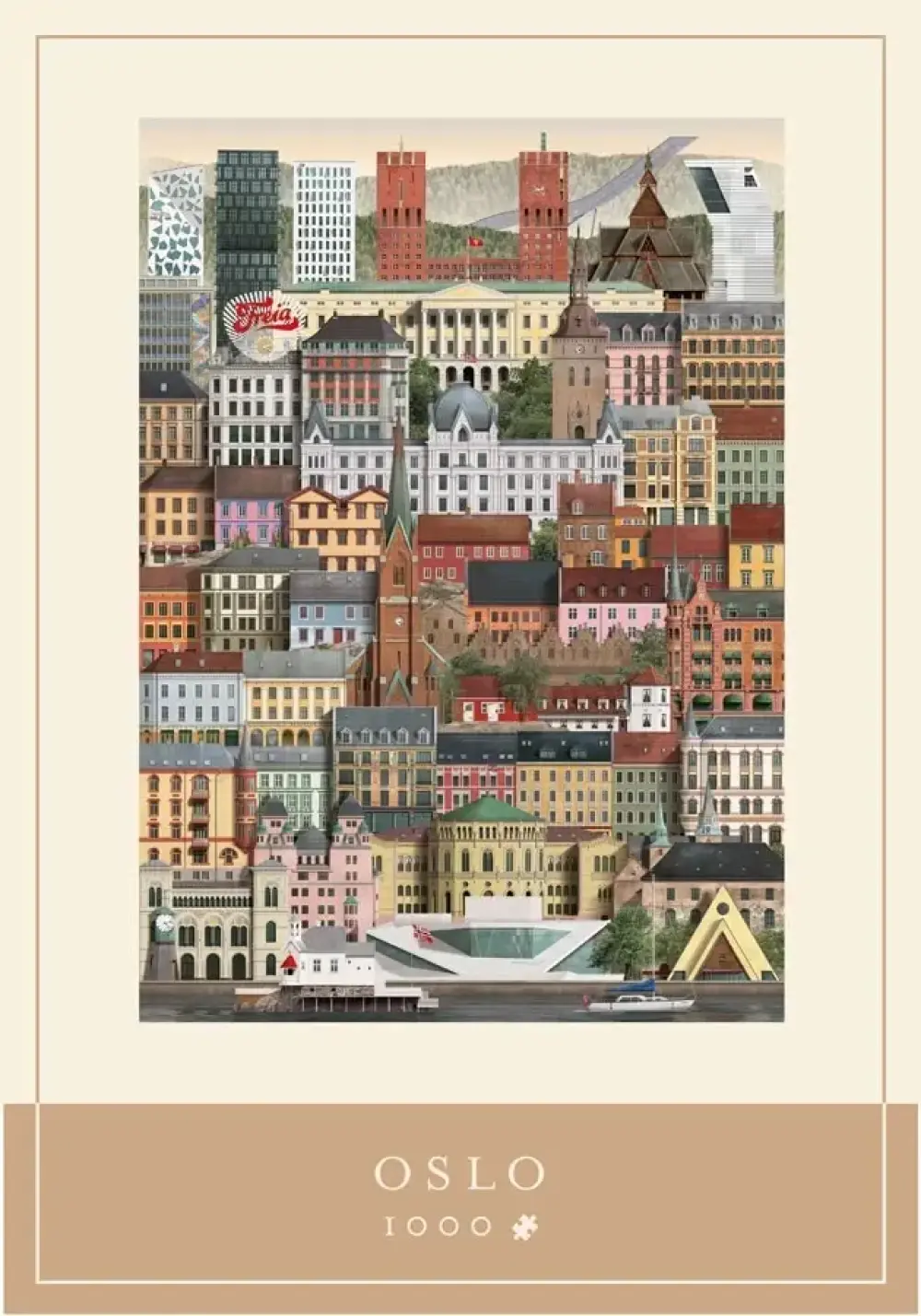 Puslespil danmark 1000 brikker