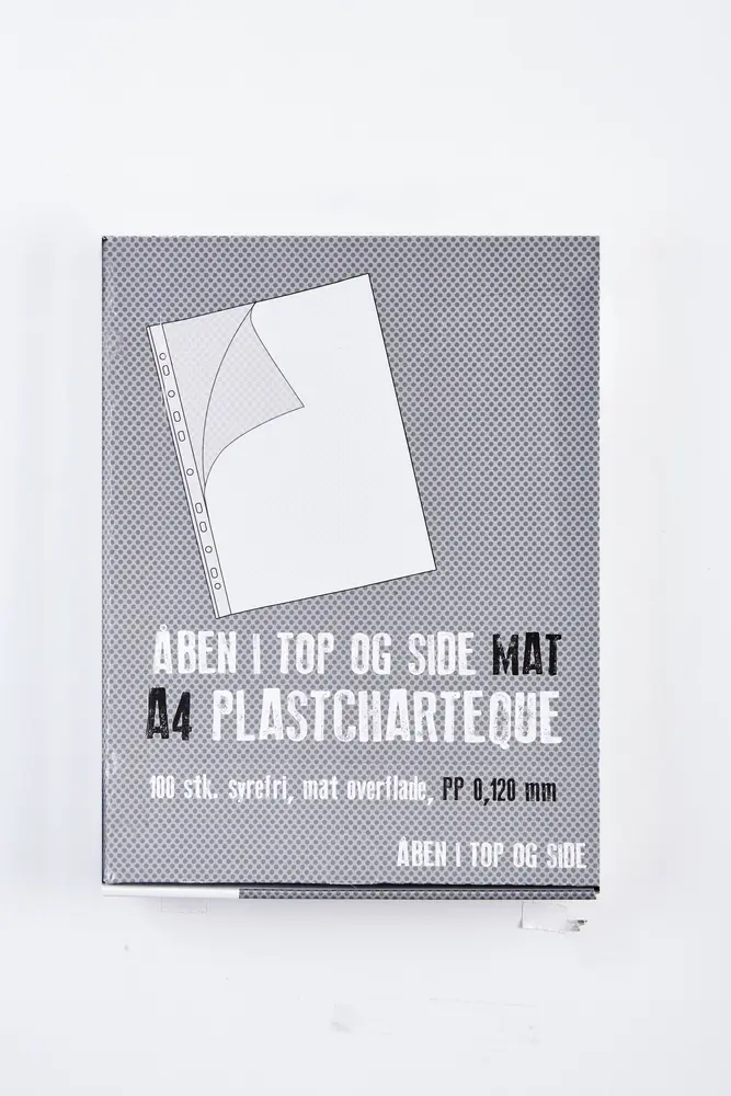 Plastcharteque premium mat A4 0,12mm 100stk