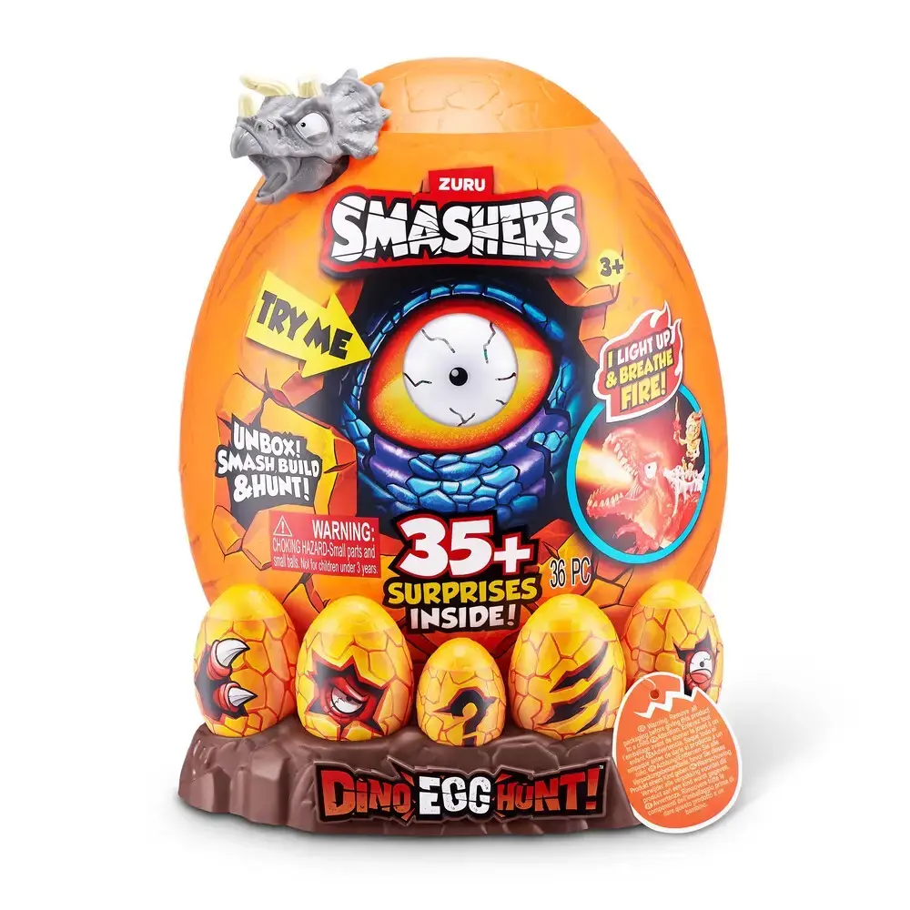 Smashers Dino egg hunt asst