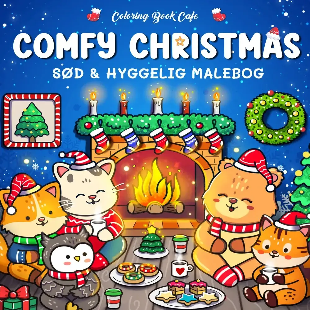Malebog: Comfy Christmas - Cozy Coloring
