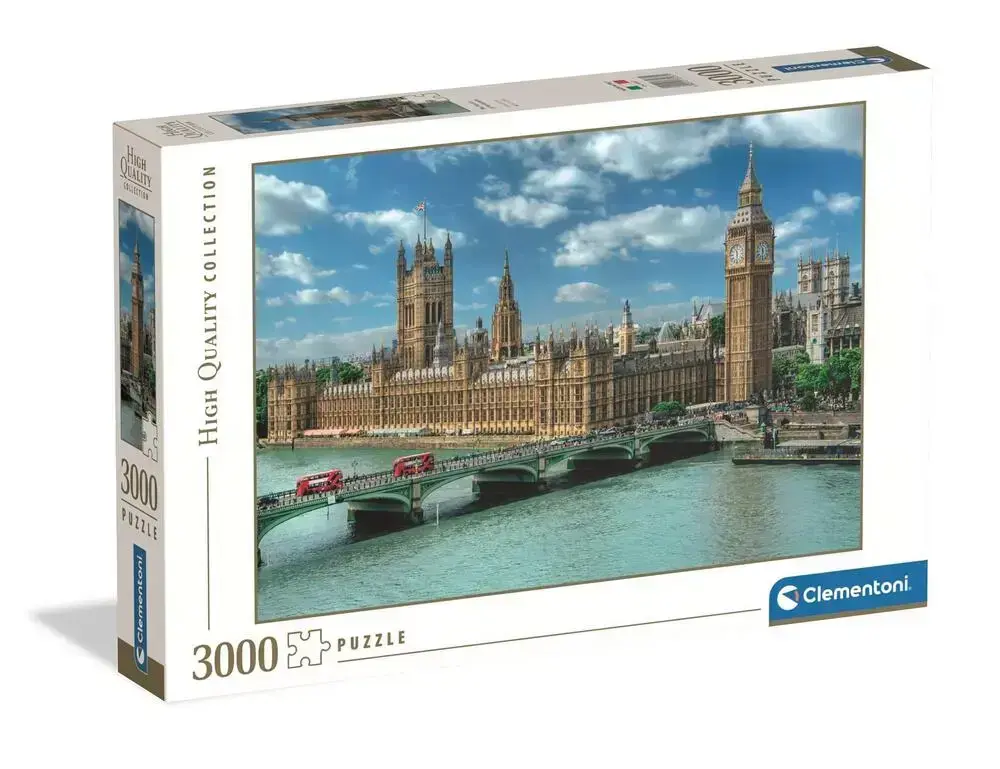  Puslespil Clementoni The Houses of Parliament 3000 Brikker