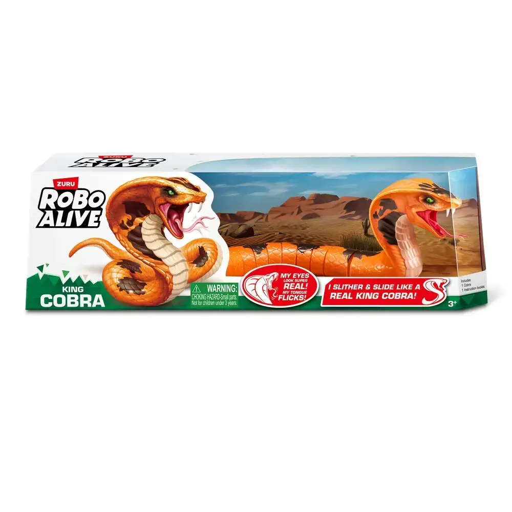 Robo Alive King Cobra orange