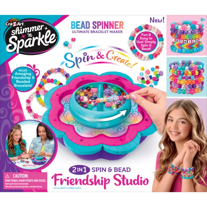 Shimmer N Sparkle Spin And Bead Bracelet Studio