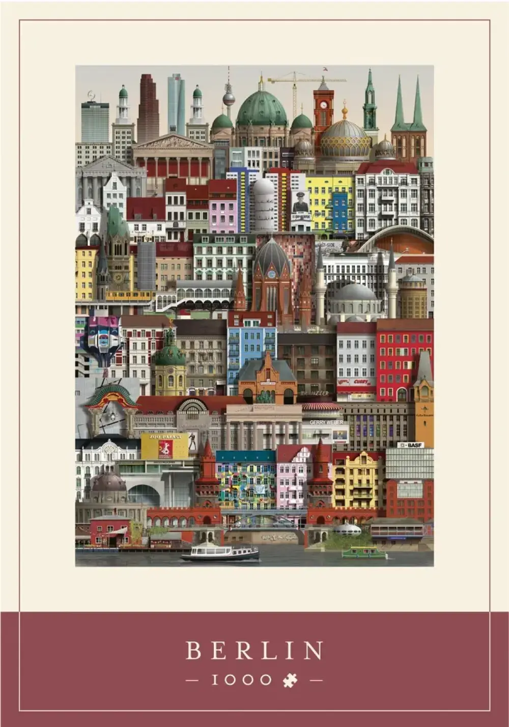 Puslespil danmark 1000 brikker