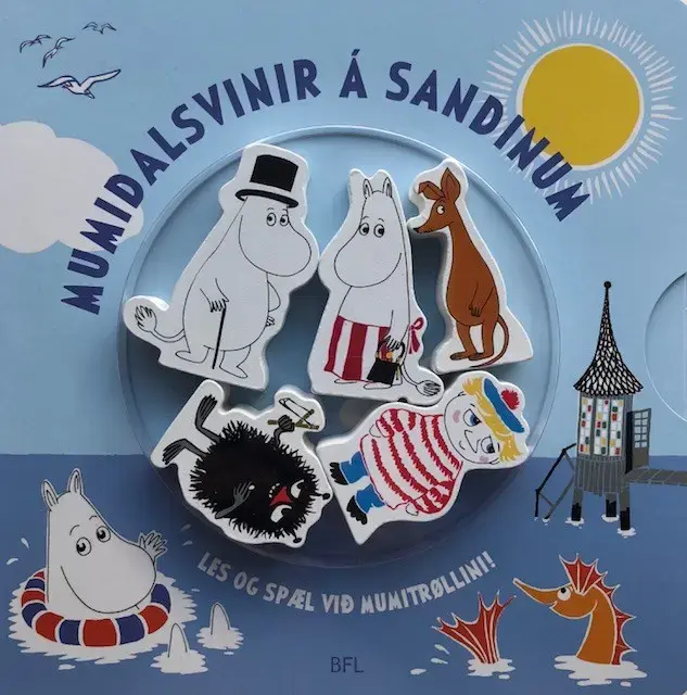 Mumidalsvinir á sandinum