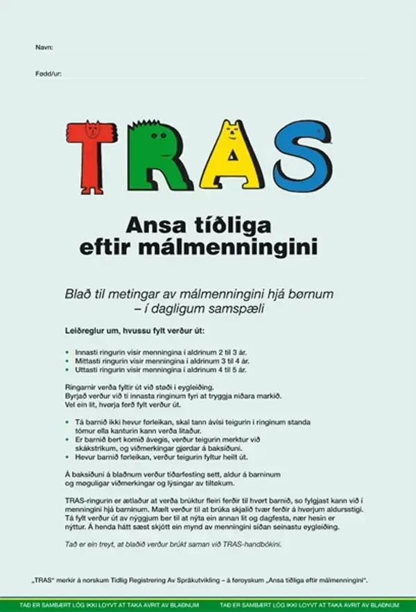 Tras, blað (800)