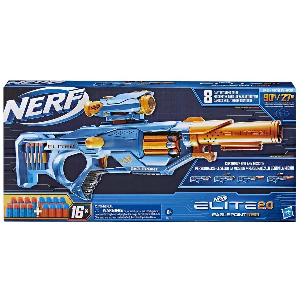 NERF elite 2.0 eaglepoint rd 8