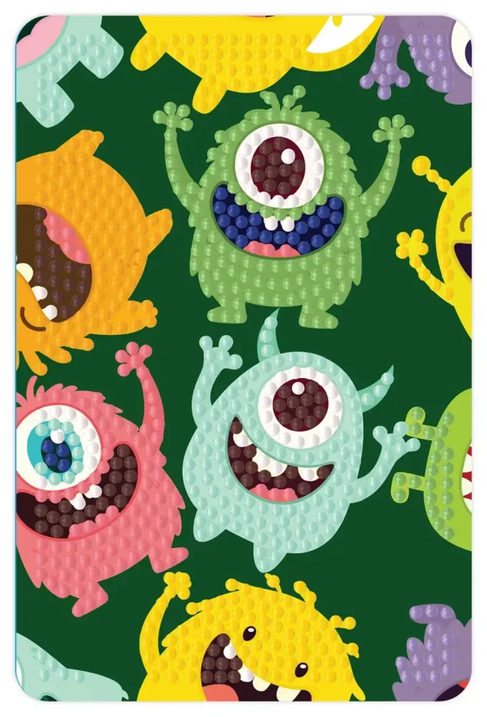 Diamond art unicorn m/stjerner 10 x 15 cm