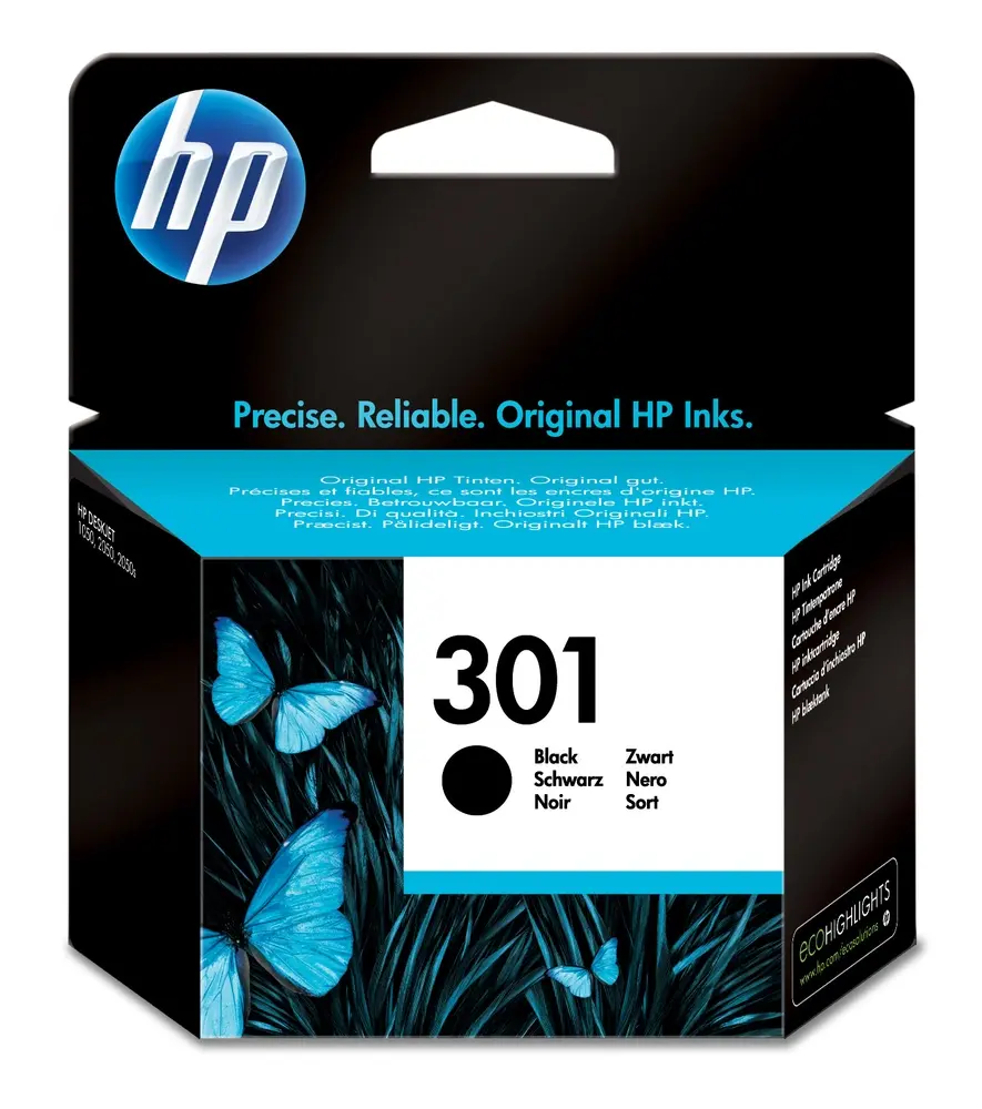 HP 301 black ink cartridge printerpatron 