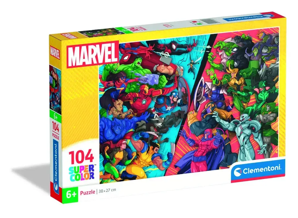 Puslespil Clementoni Marvel vs Heroes 104 brikker