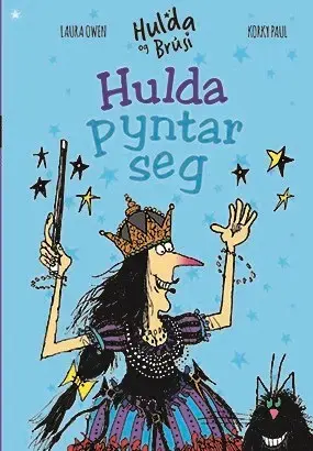 Hulda pyntar seg