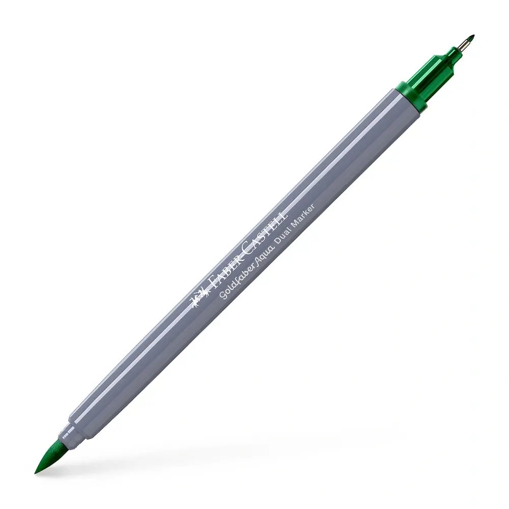 Tusser dobbelt Goldfaber Aqua emerald green 163