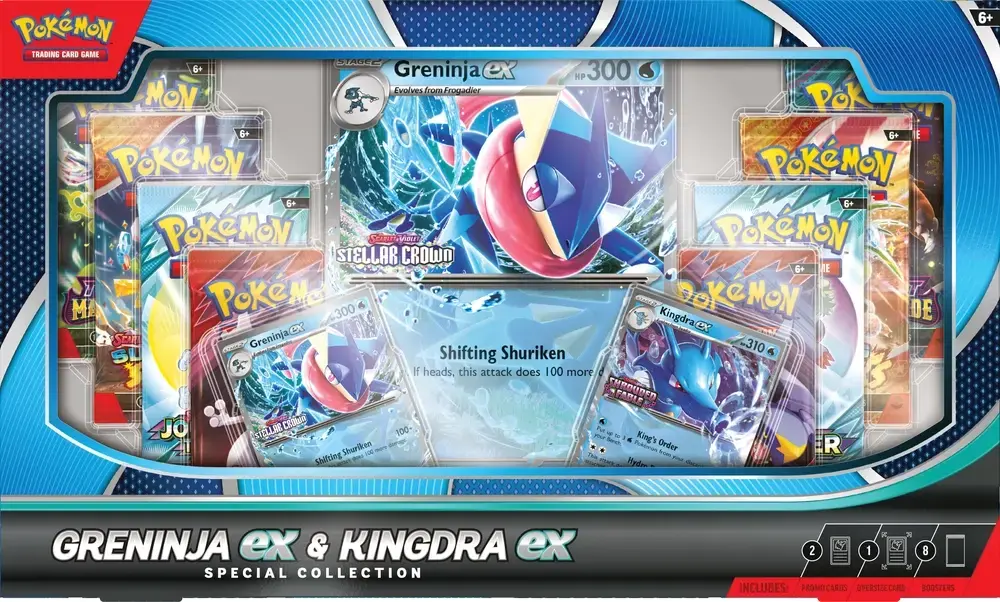 Pokemon Ex Box Special Coll Greninja Kingdra