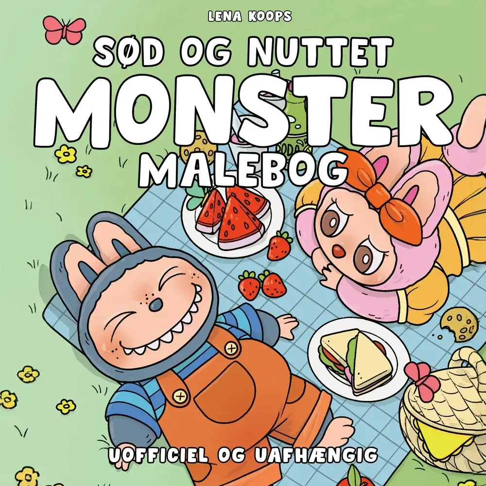 Sød og nuttet monster malebog - Cozy Coloring