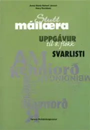 Stutt mállæra - svarlisti,8.fl