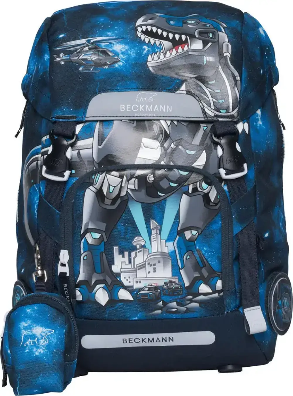 Skoletaske Beckmann 22 L Tech Rex