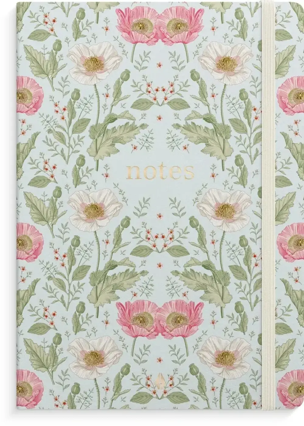 Notesbog Deluxe A5 Blue Flower