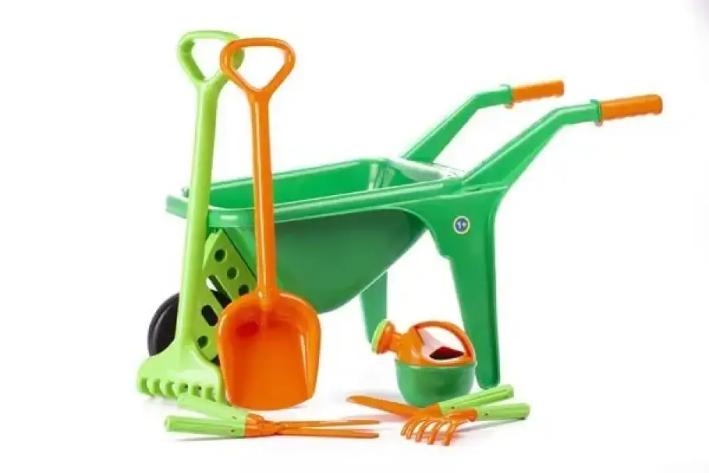 TRILLEBØR MED HAVEREDSKABER 6 DELE