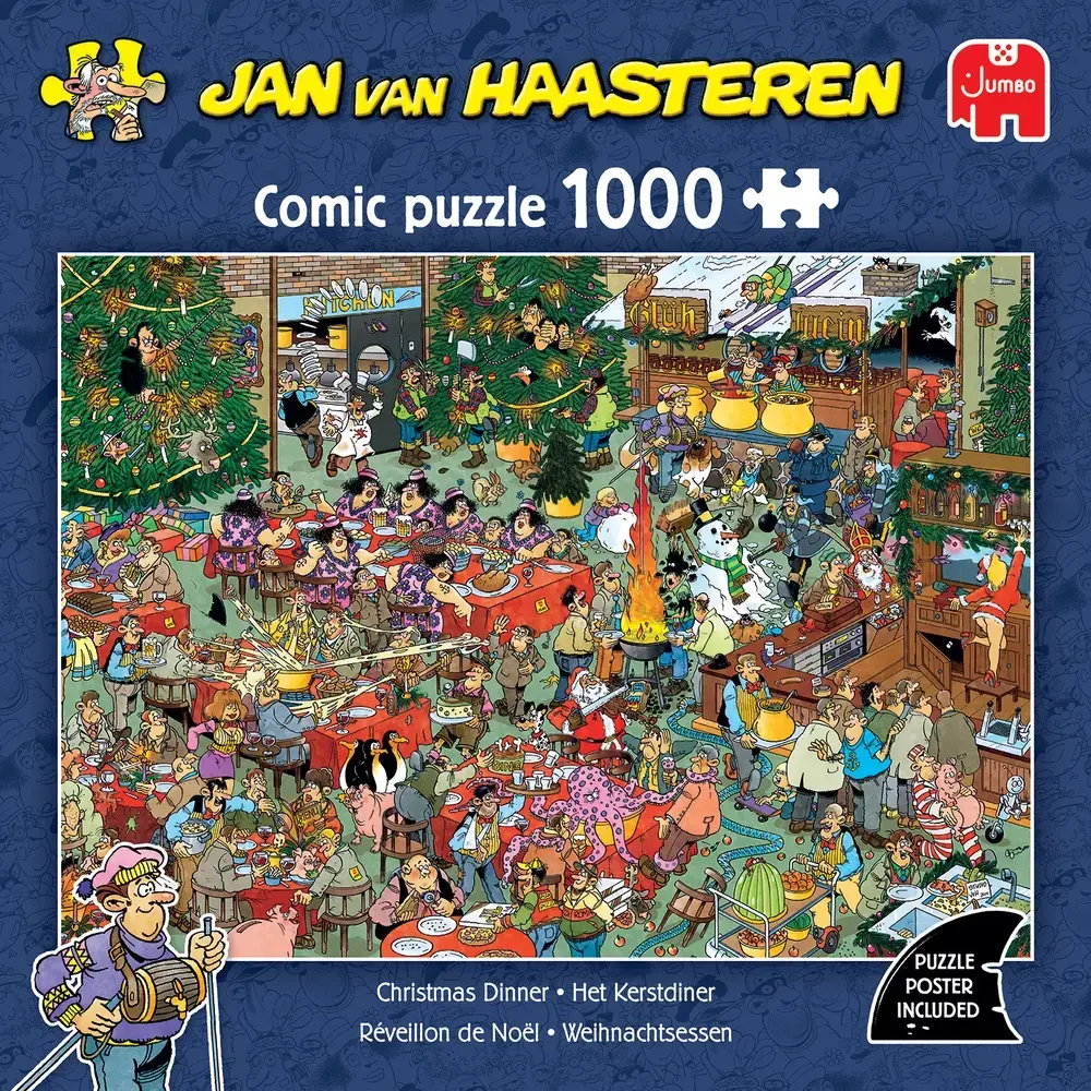 PUSLESPIL JVH CHRISTMAS DINNER 1000 BRIKKER