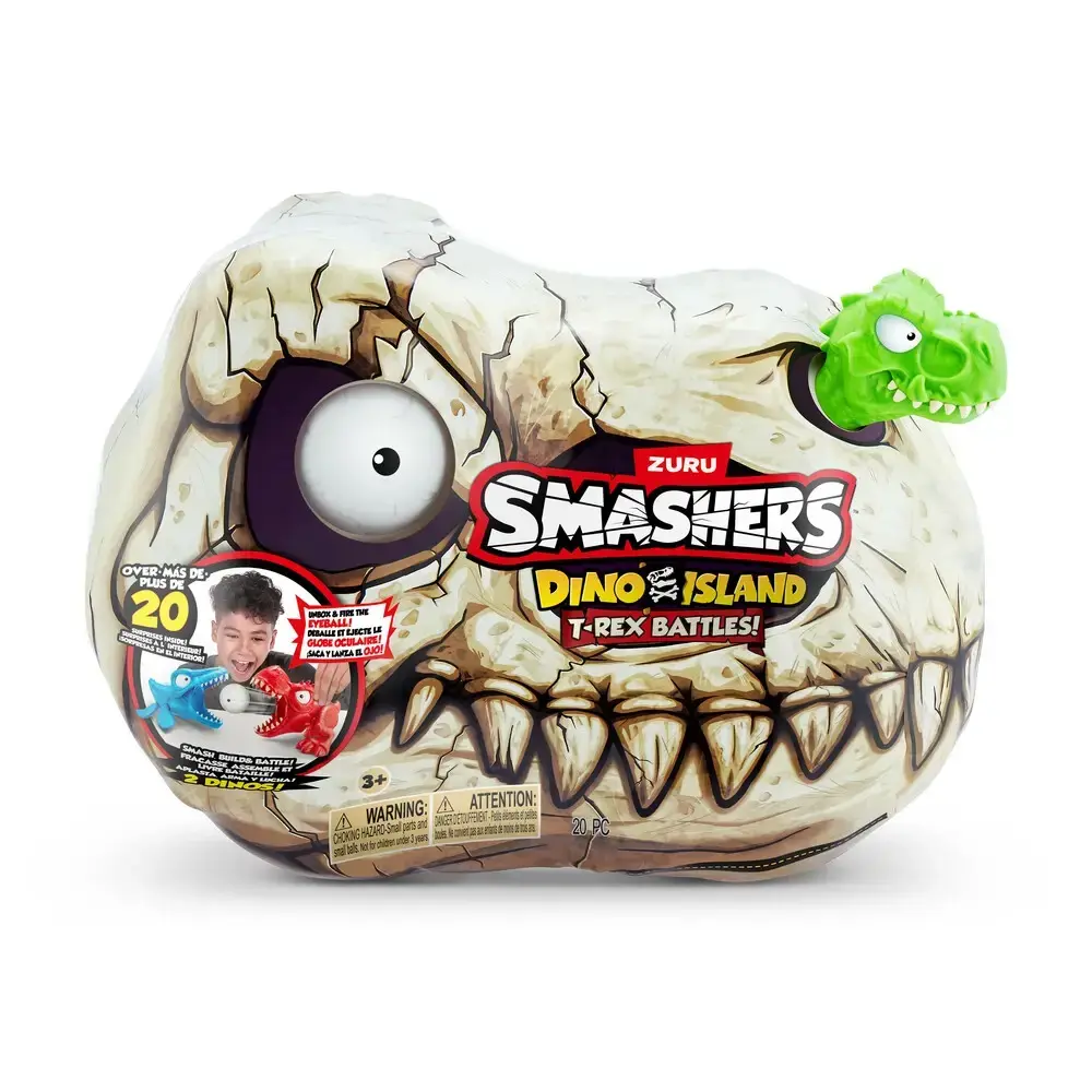Smashers Dino Island T-Rex Battles Mini ass