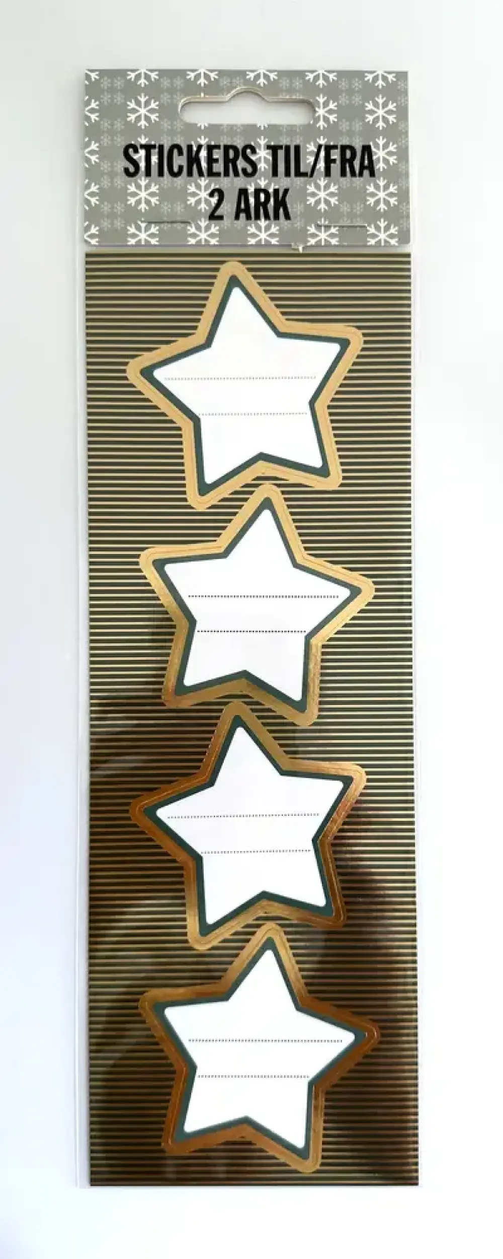 Stickers til/fra 2 ark 8 stk