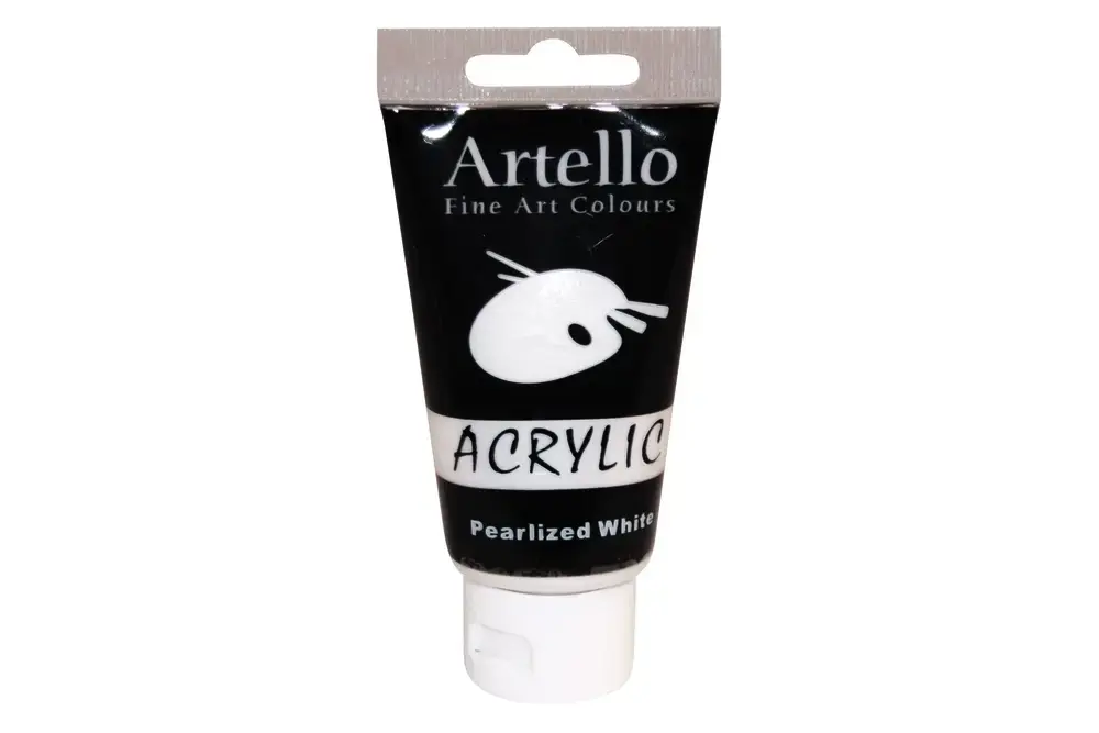 Akrylmaling Artello hvid titanium 75ml