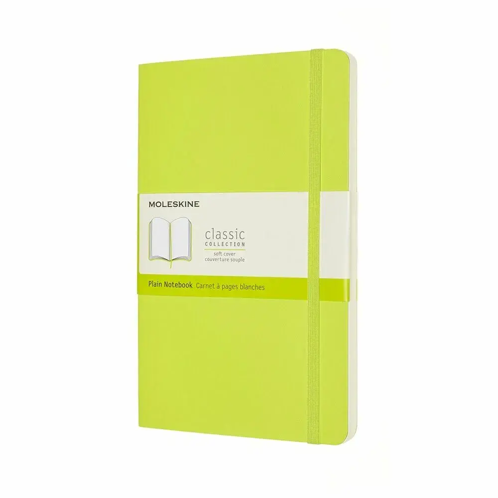 Notesbog Moleskine classic large soft p myr green 13x21cm