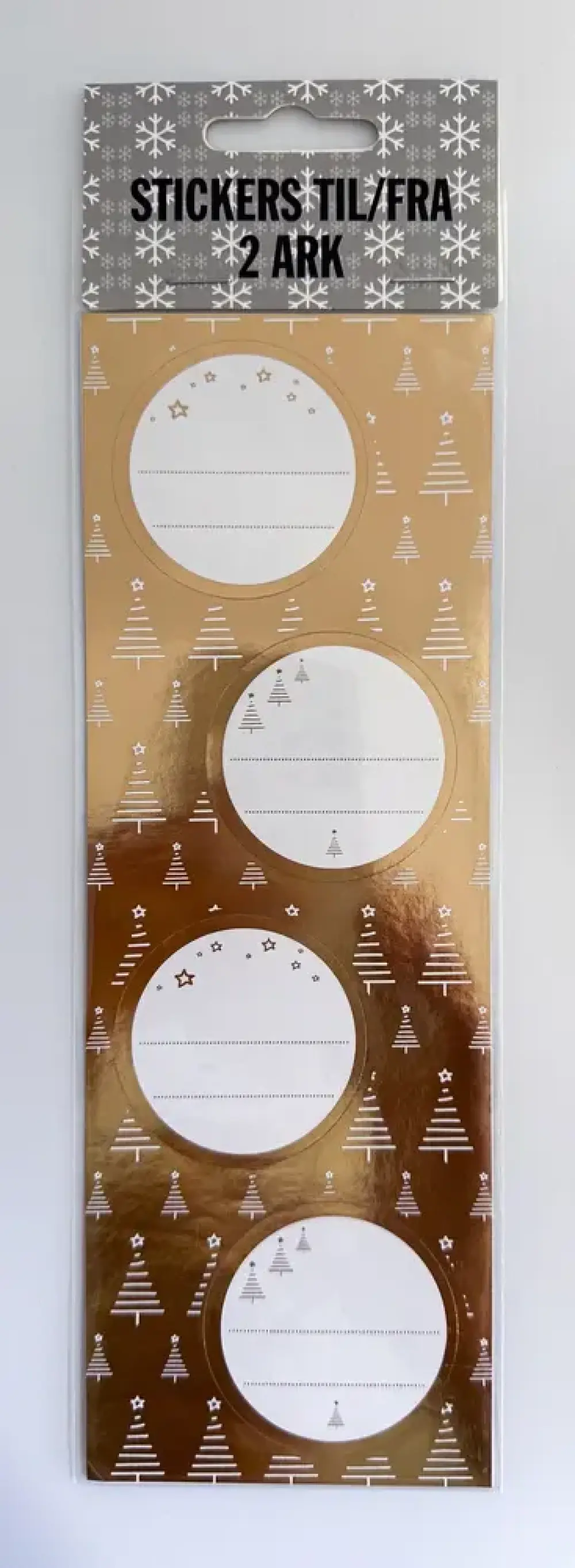 Stickers til/fra 2 ark 8 stk