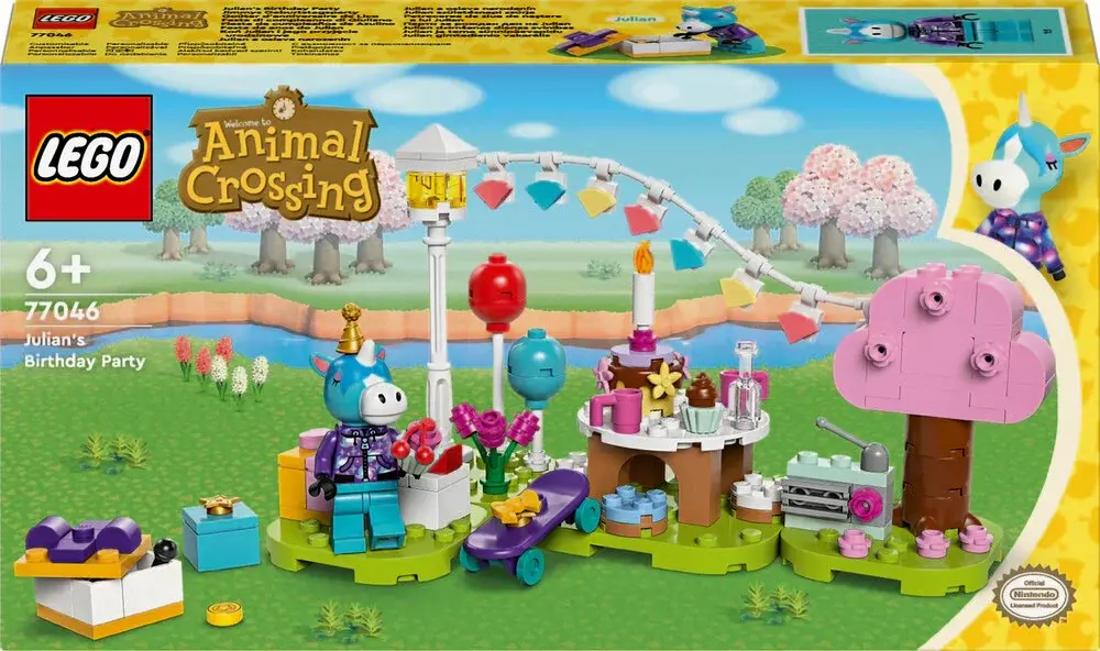 77046 LEGO Animal Crossing Fødselsdagsfest for Julian