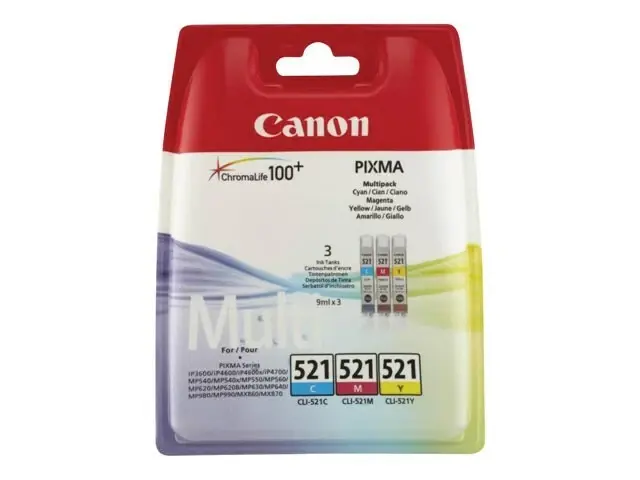 Canon CLI-521 sampack printerpatron 